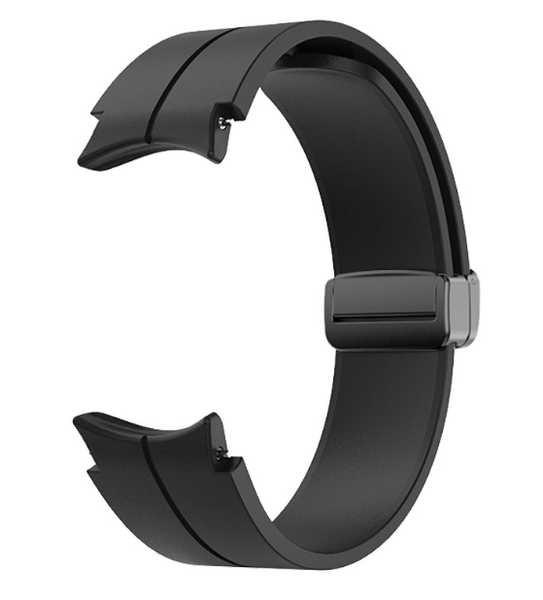 Ремінець CDK Silicone Sport Magnetic "S" для Samsung Galaxy Watch4 Classic (R890/R895) 46mm (015835) (black) 016016-124 фото
