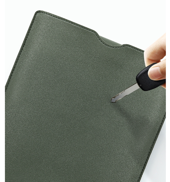 Чохол-конверт Bubm Екошкіра Vertical Liner Bag Protective Sleeve для Ноутбука 12" (green) 015535-021 фото