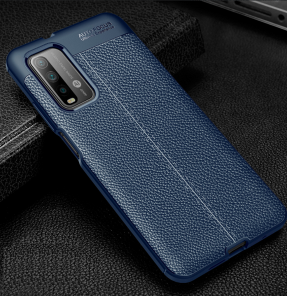 Чехол-накладка CDK Silicone Leather Autofocus TPU для Xiaomi Redmi 9T (011330) (dark blue) 011351-831 фото