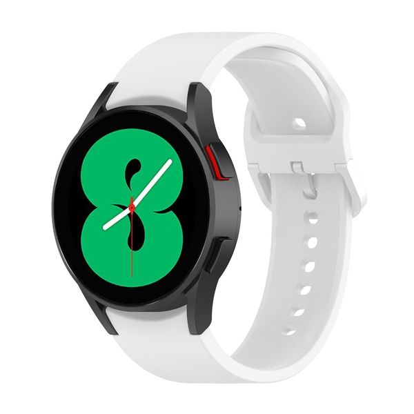 Ремінець CDK для Samsung Galaxy Watch7 (L305 / L315) 44mm | "S" Silicone Sport Classic (014843) (white) 017891-127 фото