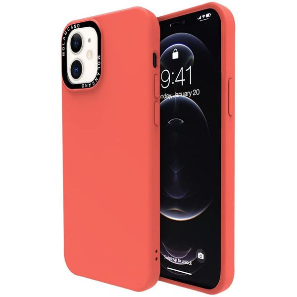 Чохол-накладка Silicone Molan Cano SF Jelly MAI XI для Apple iPhone 12 / 12 6.1 Pro" (peach) 012781-012 фото