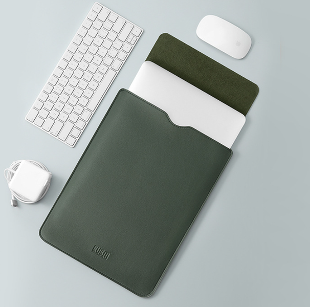 Чохол-конверт Bubm Екошкіра Vertical Liner Bag Protective Sleeve для Ноутбука 12" (green) 015535-021 фото