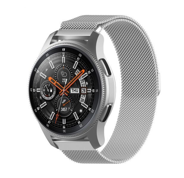 Ремешок CDK для Garmin Forerunner 570 42mm | 20mm Metal Milanese Loop Magnetic (09649) (silver) 021744-227 фото