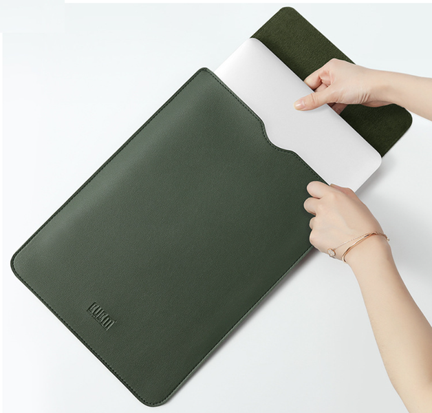 Чехол-конверт Bubm Эко-кожа Vertical Liner Bag Protective Sleeve для Ноутбука 12" (green) 015535-021 фото