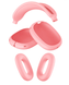 Чехол-накладка DK Silicone Candy Friendly 3в1 для Apple AirPods Max (pink) 017216-068 фото 2