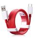 Кабель Dash/Warp Fast Charge 100W/7.3 A 1 m USB на Type-C для OnePLus (red) 017625-692 фото 2