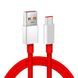 Кабель Dash/Warp Fast Charge 100W/7.3 A 1 m USB на Type-C для OnePLus (red) 017625-692 фото 1