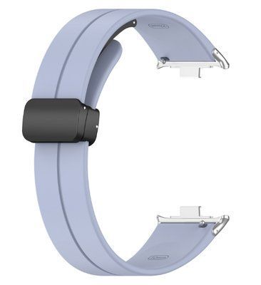 Ремешок CDK для Xiaomi Mi Smart Band 9 Pro | Silicone Sport Magnetic (017766) (lilac / black) 018671-091 фото