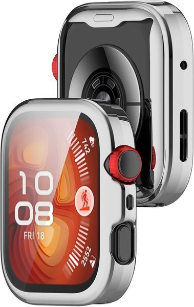 Чохол-накладка DK для Huawei Watch Fit 4 | Silicone Face Case (silver) 021971-227 фото