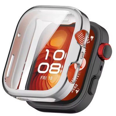 Чохол-накладка DK для Huawei Watch Fit 4 | Silicone Face Case (silver) 021971-227 фото