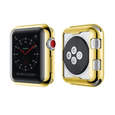 Чохол-накладка DK Silicone Color Face Case для Apple Watch 42mm (gold) 08978-723 фото