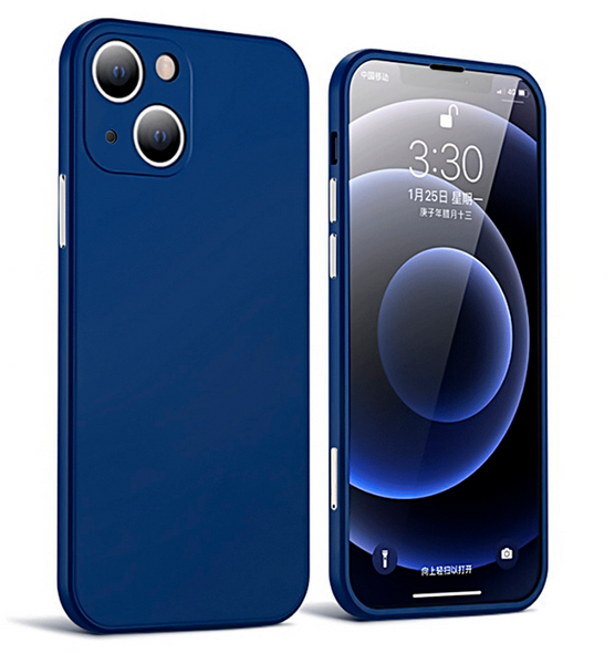 Чехол-накладка Plastic Case Glass 360° Full Coverage для Apple iPhone 13 (blue) 013619-077 фото