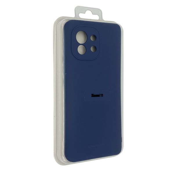 Чехол-накладка Silicone Hana Molan Cano SF Jelly для Xiaomi Mi 11 (blue) 011853-077 фото