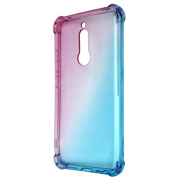 Чехол-накладка DK Silicone Corner Protection Gradient для Xiaomi Redmi 8 (pink / mint) 09782-590 фото