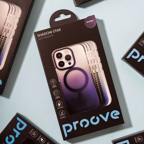 Чохол-накладка Proove для Apple iPhone 16 Pro Max | Shadow Star Magnetic Ring (blue) 021671-077 фото