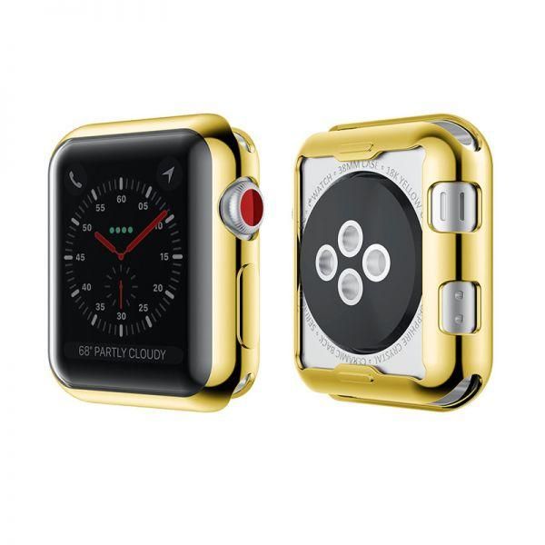 Чехол-накладка DK Silicone Face Case для Apple Watch 42mm (gold) 08978-723 фото