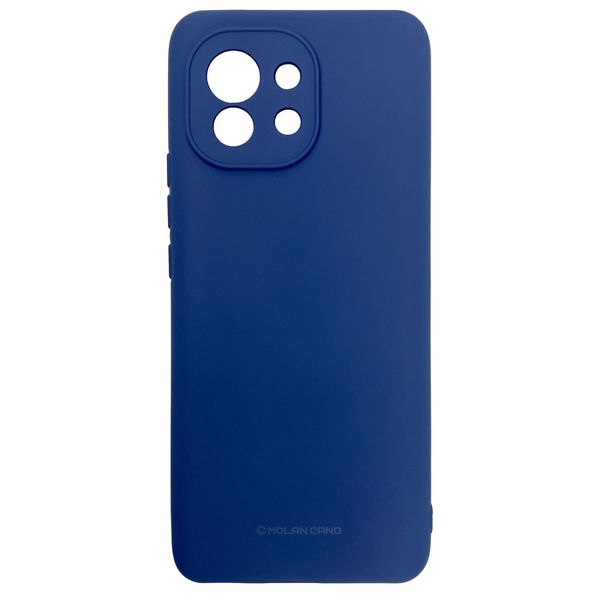 Чехол-накладка Silicone Hana Molan Cano SF Jelly для Xiaomi Mi 11 (blue) 011853-077 фото