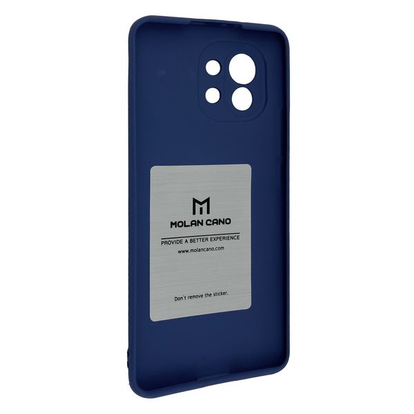 Чехол-накладка Silicone Hana Molan Cano SF Jelly для Xiaomi Mi 11 (blue) 011853-077 фото