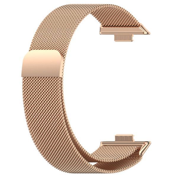 Ремешок 2шт CDK для Huawei Watch Fit 4 Pro | Metal Milanese Loop Magnetic (017793) (rose gold) 022316-229 фото