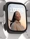 Чехол-накладка CDK для Apple Watch 40mm (Series SE1 / SE2 / SE3) | Пластик Soft-Touch Glass (015071) (black) 022201-124 фото 2