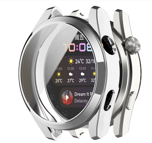 Чохол-накладка DK Silicone Face Case для Huawei Watch 3 Pro (silver) 012828-227 фото