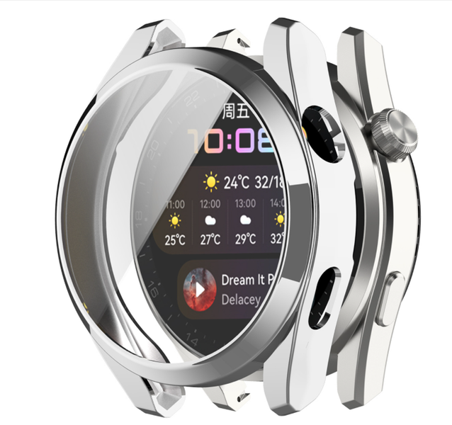 Чехол-накладка DK Silicone Face Case для Huawei Watch 3 Pro (silver) 012828-227 фото