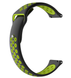 Ремінець CDK Silicone Sport Band Nike 22mm для Huawei Watch GT2 Pro 46mm (011907) (black / green) 012047-962 фото 1
