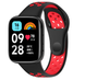 Ремешок DK Silicone Sport Band Nike для Xiaomi Redmi Watch 3 Active / 3 Lite (black / red) 016712-963 фото 3