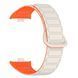 Ремешок DK для Xiaomi Mi Band 8 Pro | Silicone Shaped Magnetic Band (018838) (ivory / orange) 018838-110 фото 1