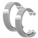 Ремешок 2шт CDK для Huawei Band 8 / 9 | Metal Milanese Loop Magnetic (015813) (silver) 021816-227 фото 1