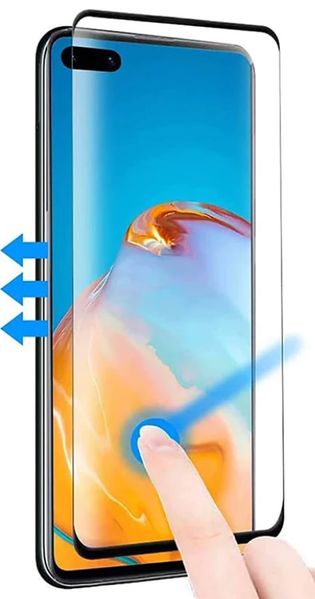 Защитное стекло DK Full Glue 3D для Huawei P40 Pro / P40 Pro+ (black) 017298-062 фото