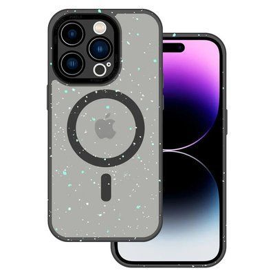 Чехол-накладка DK для Apple iPhone 13 Pro Max | MagSafe Composite Matte Splash (black) 018515-076 фото