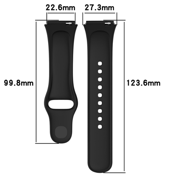 Ремінець DK Sport Band для Xiaomi Redmi Watch 3 Active / 3 Lite (black) 016713-124 фото