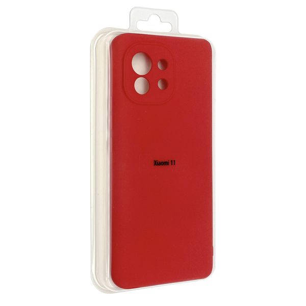 Чохол-накладка Silicone Hana Molan Cano SF Jelly для Xiaomi Mi 11 (red) 011853-120 фото