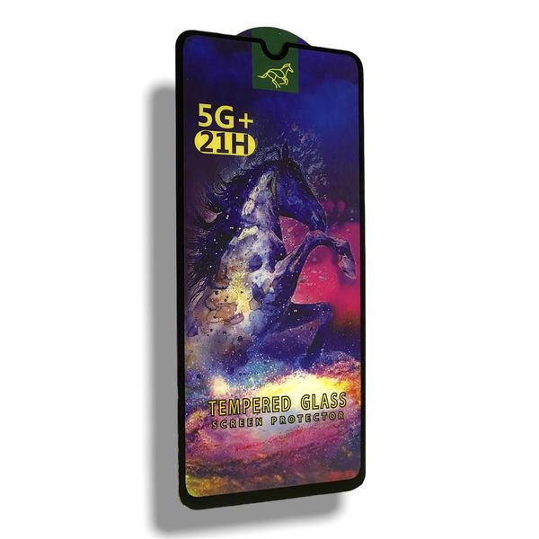 Захисне скло DK Full Glue 5G+ Horse для Samsung Galaxy A70 (A705) (014403) (black) 014403-062 фото