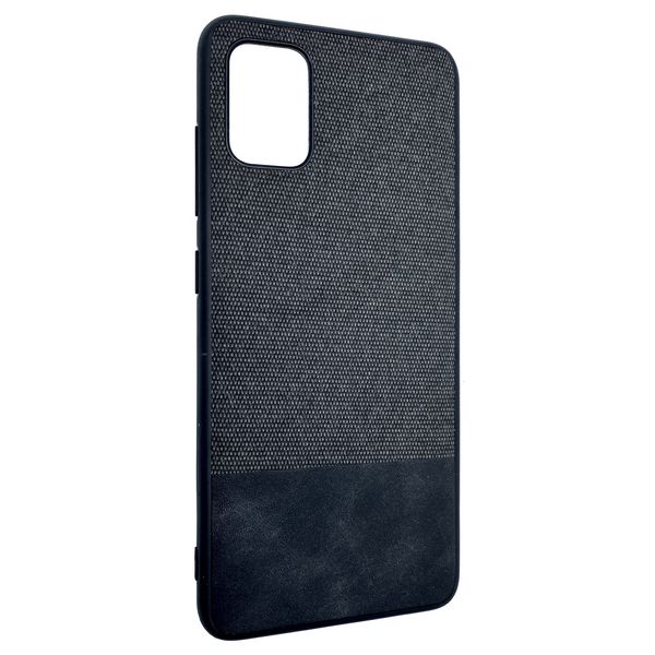 Чехол-накладка DK Silicone Form Fabric Cotton для Samsung A51 (2020) (black) 09977-076 фото