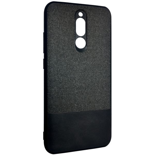 Чохол-накладка DK Silicone дляm Cotton Fabric для Xiaomi Redmi 8 (black) 09768-076 фото