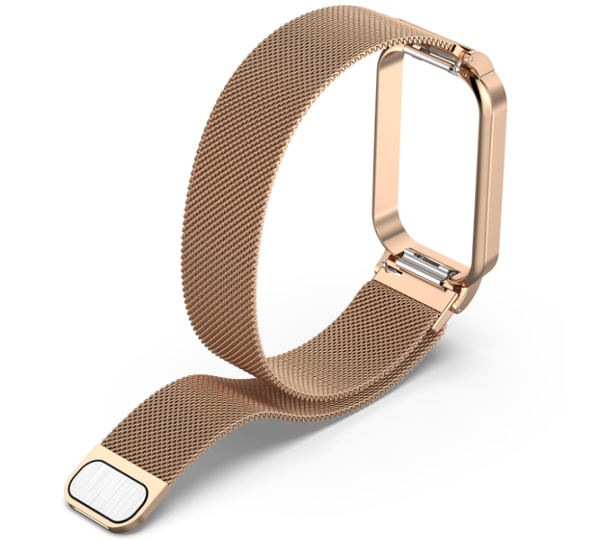 Ремешок CDK Metal Milanese Loop Magnetic для Xiaomi Mi Band 8 Active (016244) (rose gold) 017150-229 фото