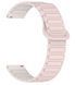Ремешок CDK для Colmi P9 | 20mm Silicone Shaped Magnetic Band (018822) (pink / ivory) 019049-107 фото 1