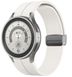 Ремінець CDK Silicone Sport Magnetic "S" для Samsung Watch6 Classic (R960 / R965) 47mm (015835) (white / black) 016373-085 фото