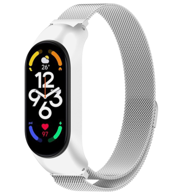 Ремінець DK Metal Milanese Loop Magnetic для Xiaomi Mi Band 7 (silver) 015135-227 фото