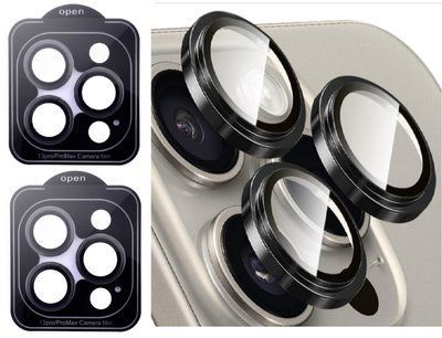 Защитное стекло 2шт CDK для Apple iPhone 13 Pro Max | на камеру Lens Metal Ring Eagle Eye (015729) (black) 019598-062 фото
