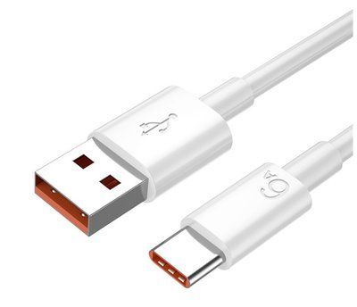 Кабель DK Super Fast Charge 66W / 6A 1m USB на Type-C / USB-C Data Cable для Huawei (OEM) (white) 020101-407 фото