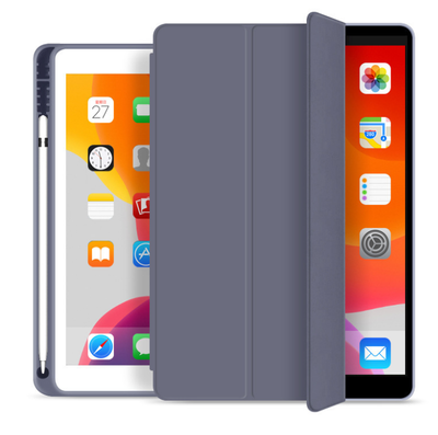 Чохол-книжка шкіра силікон Smart Cover Слот під Стилус для Apple iPad 10.2" (7 / 8 gen) (A2197) (lavender grey) 011189-975 фото