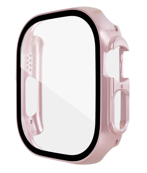 Чохол-накладка DK Пластик Soft-Touch Glass Full Cover для Apple Watch 49 mm (pink rose) 015073-328 фото