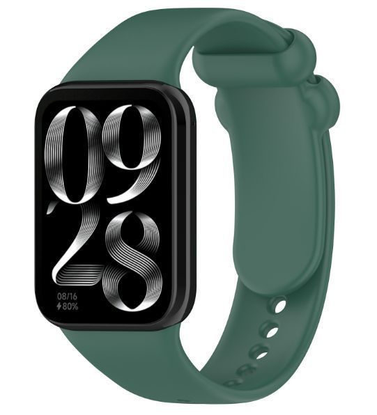 Ремешок 2шт CDK для Xiaomi Redmi Watch 6 | Silicone Sport Band (017124) (dark green) 022744-434 фото