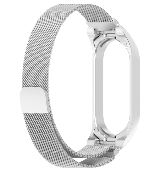 Ремінець DK Metal Milanese Loop Magnetic для Xiaomi Mi Band 7 (silver) 015135-227 фото