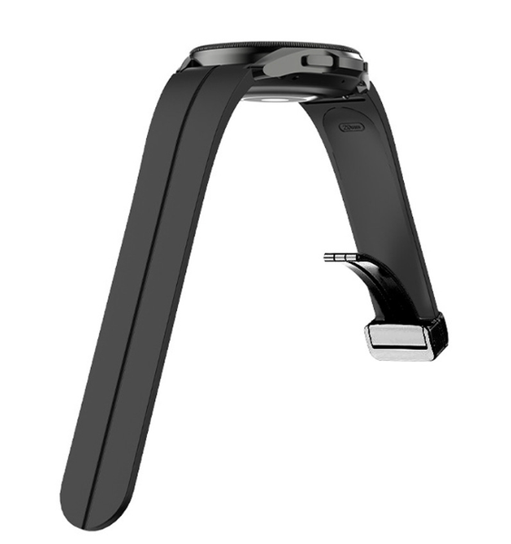 Ремінець CDK Silicone Sport Magnetic "S" для Samsung Galaxy Watch4 (R870 / R875) 44mm (015835) (black) 016009-124 фото