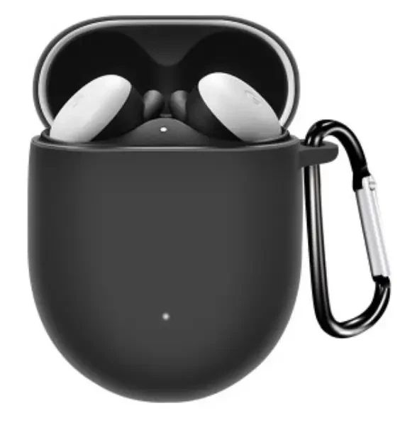 Чохол-накладка CDK Silicone Candy Friendly з карабіном для Google Pixel Buds A (011407) (black) 013140-064 фото