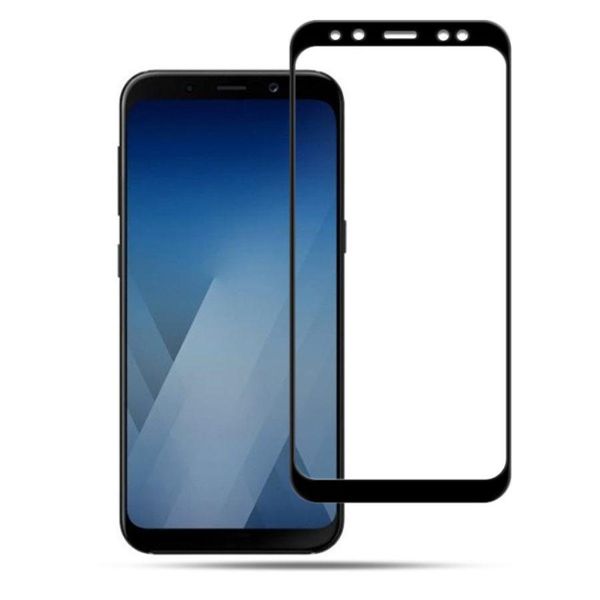 Защитное стекло DK Full Cover для Samsung Galaxy A8+ (black) 06840-722 фото